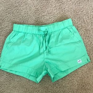Green Lounge Southern Tide Shorts